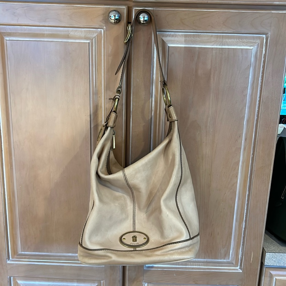 Fossil handbag tan used